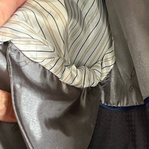 Stacy Adams Gold Mens Gray 44L Suit Sport Coat Formal Career Old Money Business - Picture 10 of 17